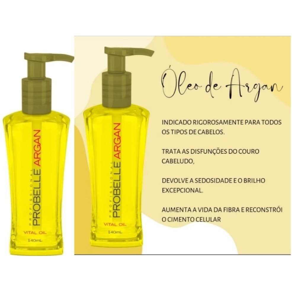 Kit 2 Oleo de Argan 140 ML Probelle