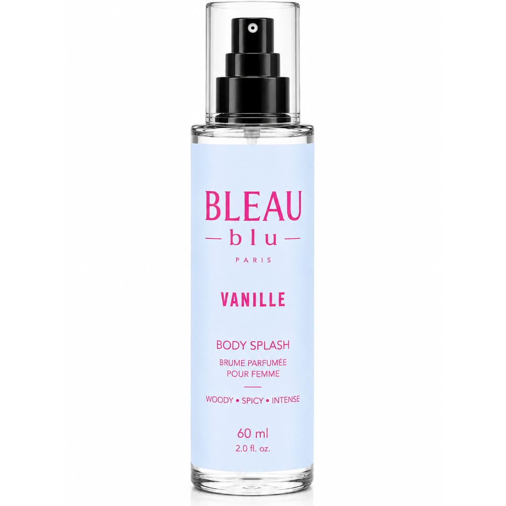 Body Splash Vanille Feminino 60ml BLEAU Blu | Inspiração Egeo Vanilla | Doce e Cremoso