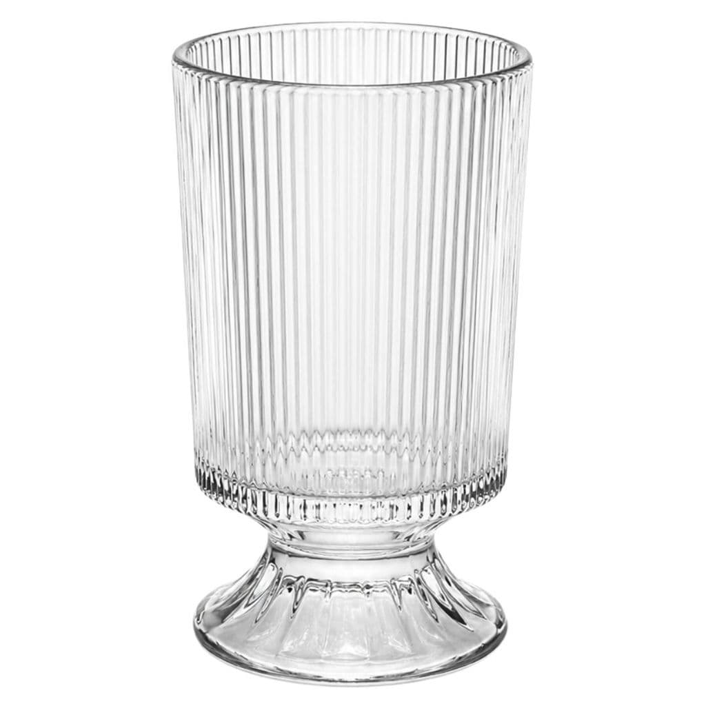 Vaso de Vidro Canelado 18cm - Madalozzo