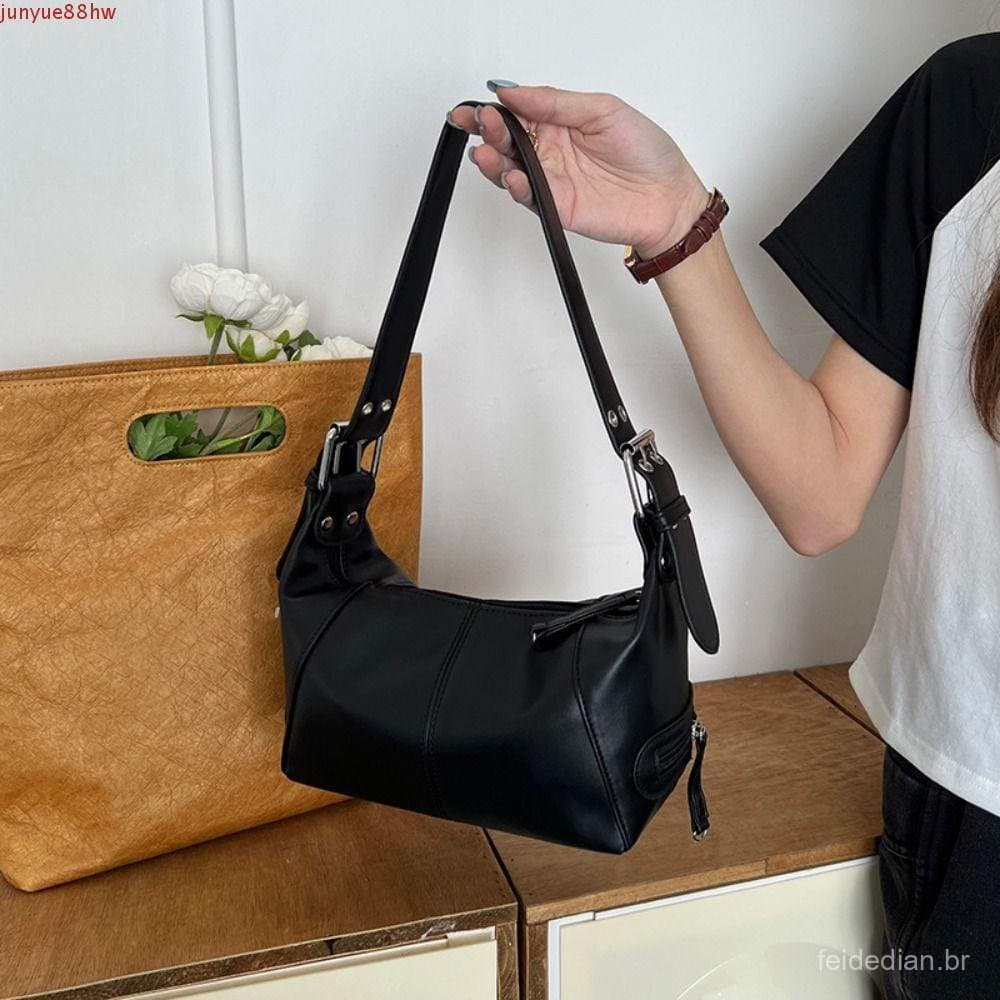 JUNYUE Bolsa De Ombro Retrô , Tipo Estilingue Picante Da Moda Para Meninas Coreana Simples Axila Y2K , Compras