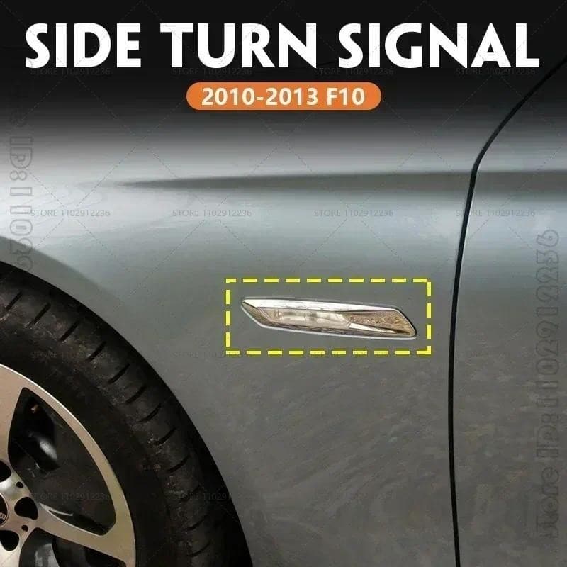Para 2010-2013 BMW F10 528i 535i 550i 550iX Híbrido 5 Fender Frente Lado Turn Signal Lâmpada Marcador Luz 63137154167 63