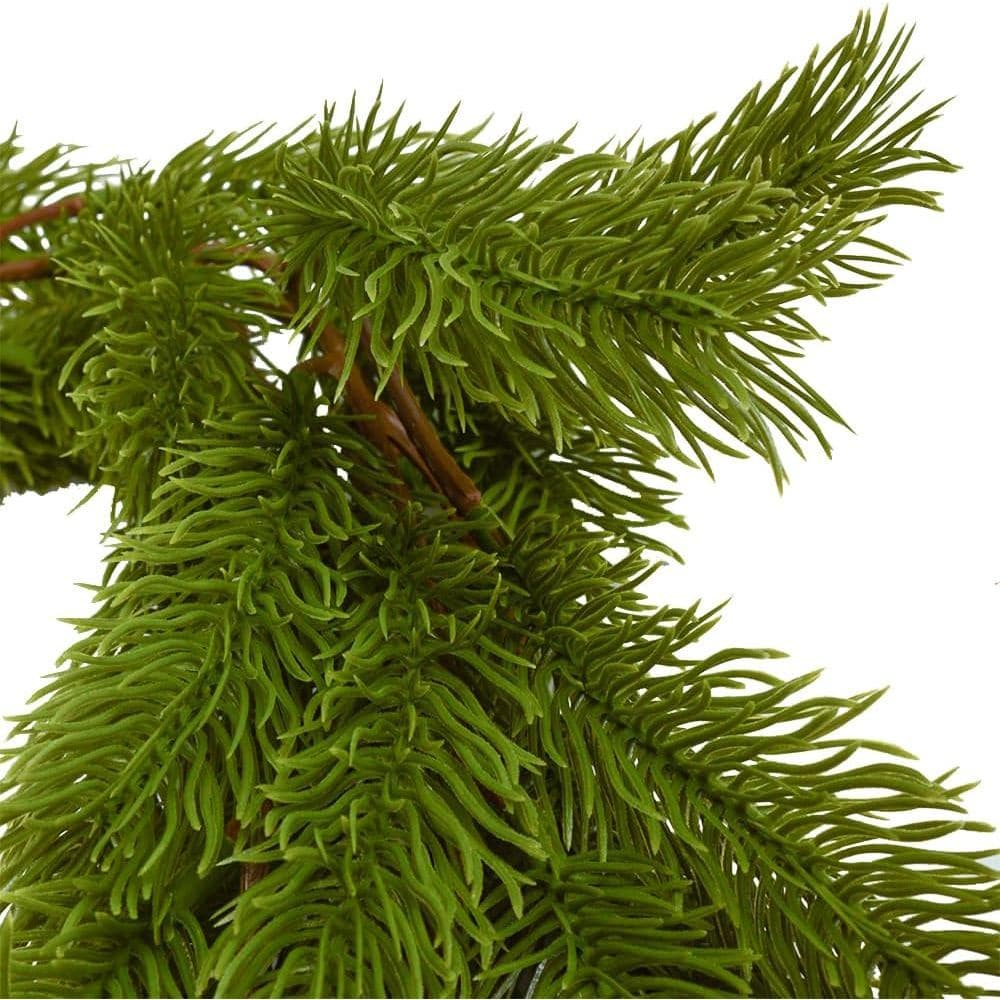 Guirlandas de Natal Artificiais de Pinheiro para Lareira, Guirlanda de Pinheiro com Toque Real para Mesa, Parede, Lareir