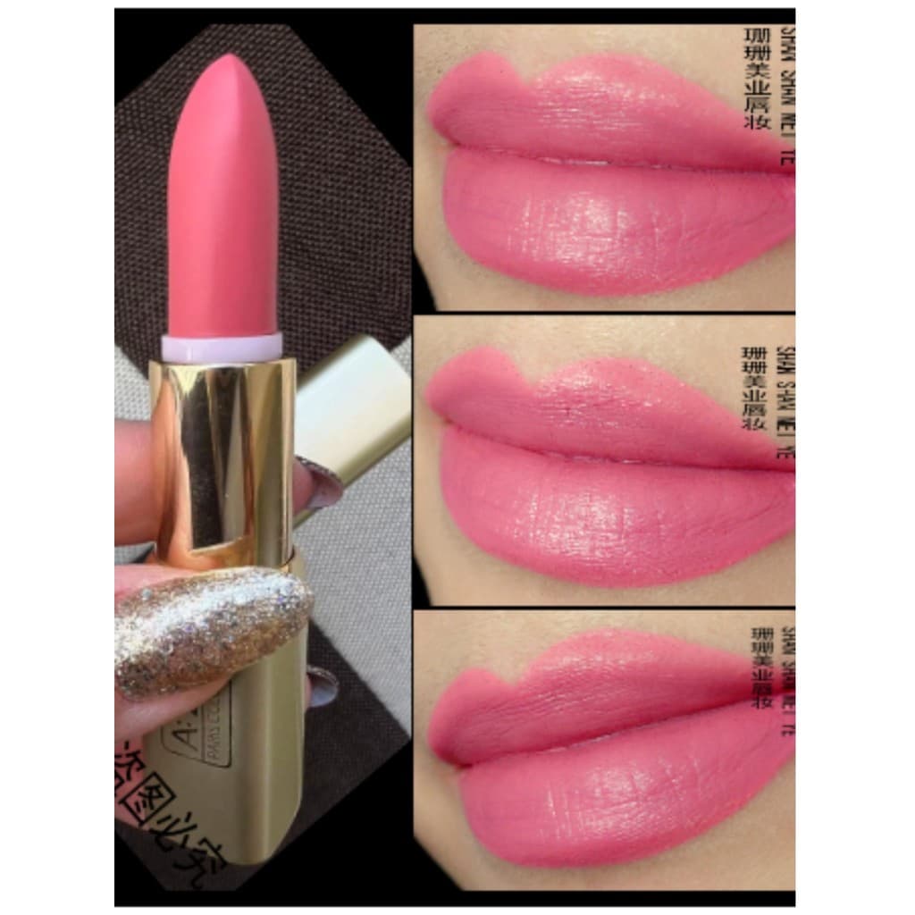Frete grátis batom veludo fosco murcha rosa baixa saturação suave como água rosa rosa batom hidratante