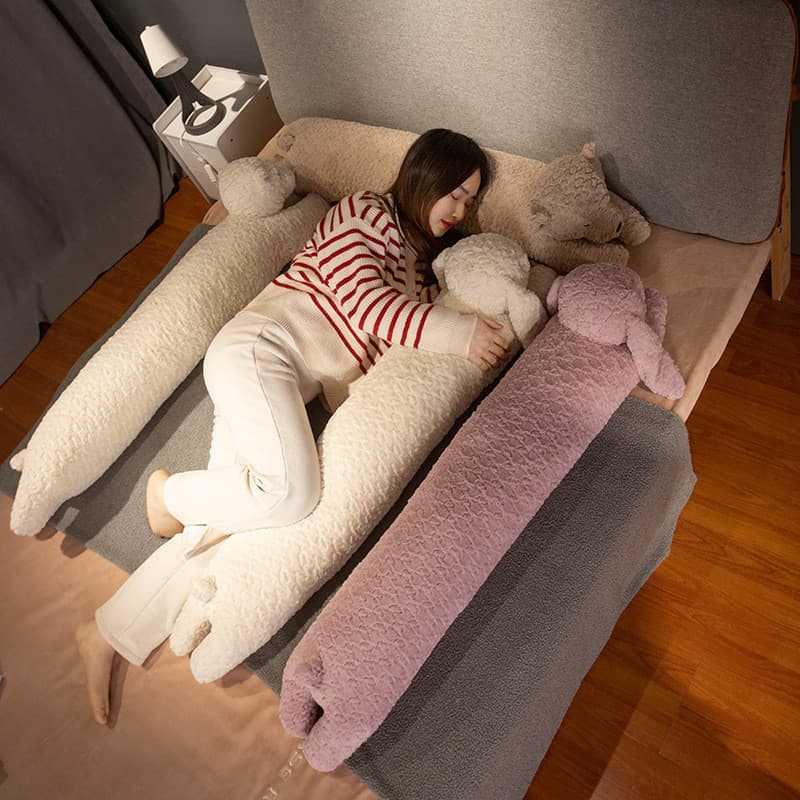 Dormir longo tira travesseiro meninas dormir cama lateral dormir travesseiro quarto meninos grande travesseiro almofada