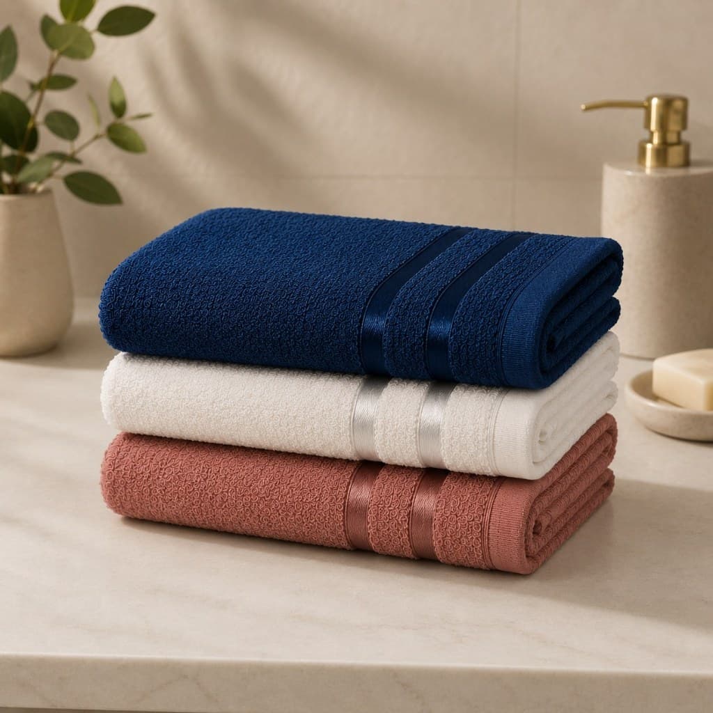 Kit 3 Toalhas Ônix Banho Super Macia Premium 62x132cm 100% Algodão Alta Absorção Luxo Hotel