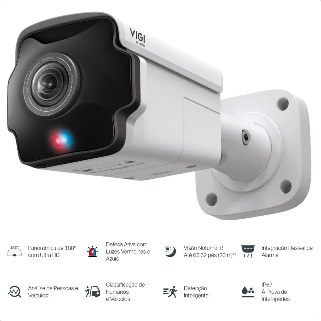 Câmera De Rede BULLET Paranorâmica De 8MP INSIGHT S385PI TP-LINK