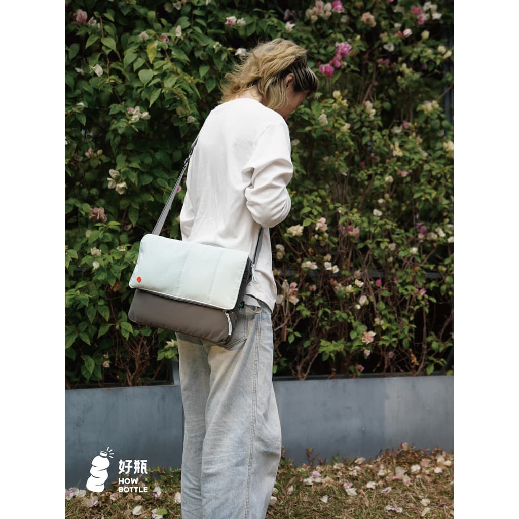 Boa garrafa HowBottle {bolsa de travesseiro} um ombro Crossbody 47cm 53cm bolsa de computador Commuter bonito durável