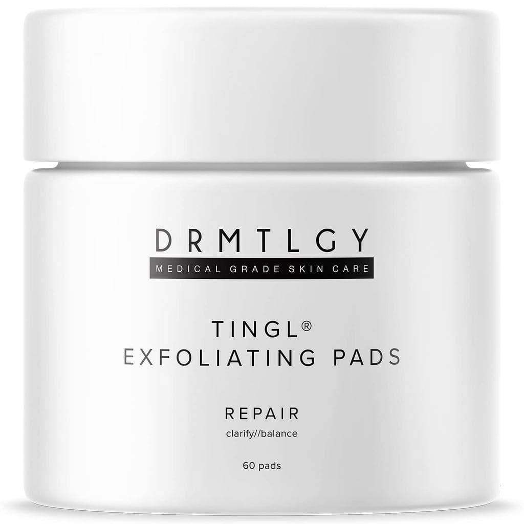 DRMTLGY Tingl Discos Esfoliantes para Rosto e Corpo – Ácido Glicólico, Lático e Salicílico para Acne, Poros, Cravos e Ru