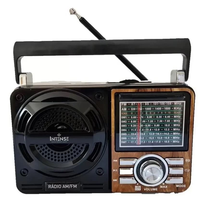 Rádio 9 Faixas F-Sound FS100BT Marrom