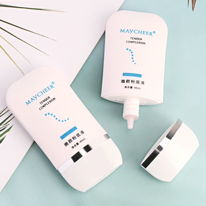 Meiqier Creme de base líquida rejuvenescedor BB Cream Oil Control Hidratante Natural Maquiagem Nude à prova d'água à pro