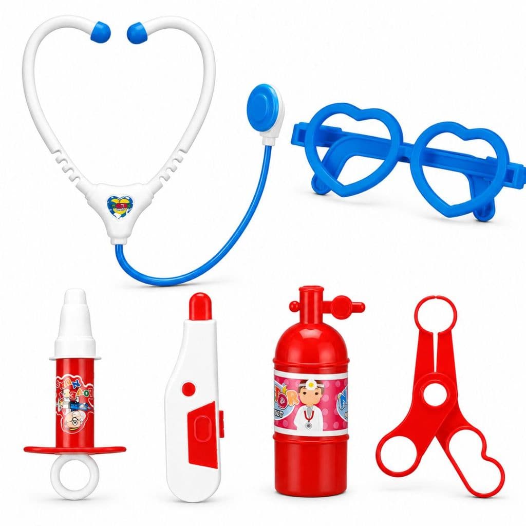 Kit Médico brinquedo infantil conjunto Doutor com acessórios