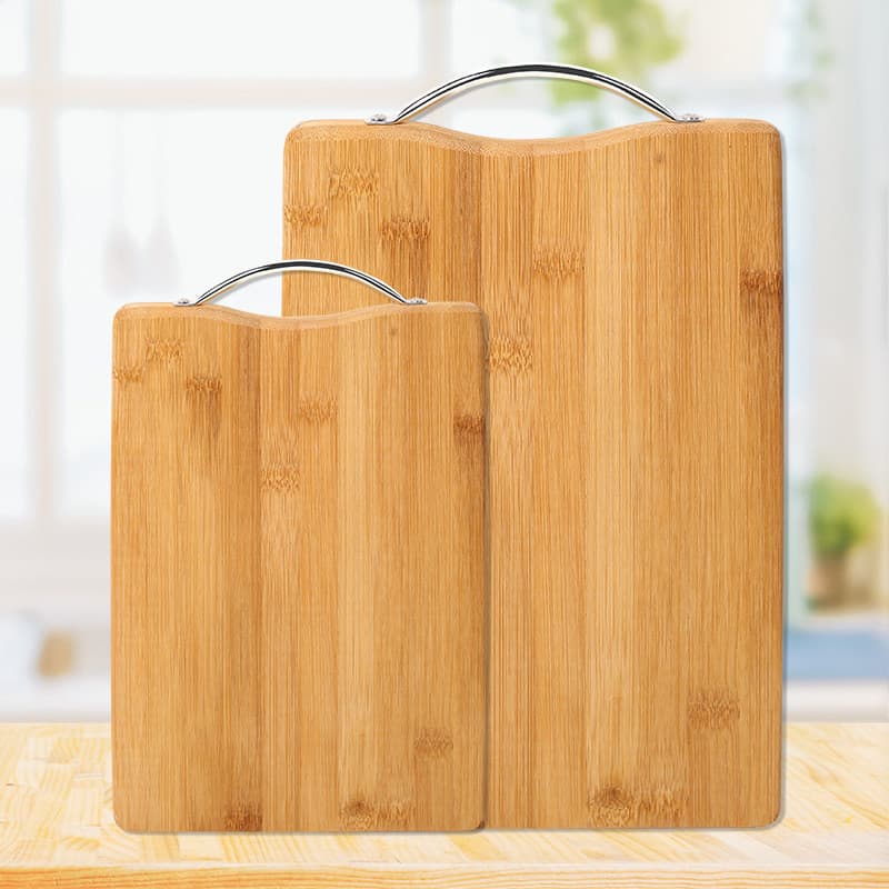 Tábua de corte de bambu doméstica Tábua de corte de madeira maciça Tábua de corte dupla face de bambu Rolamento grande P