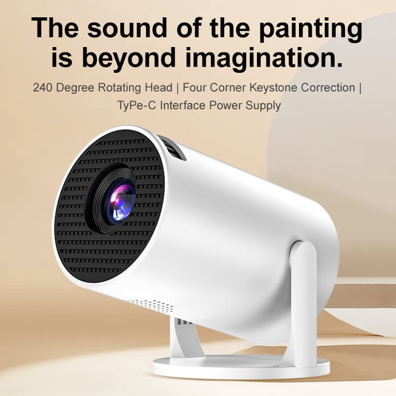 Projetor HY300mini HD, mesma tela sem fio, projetor de Home Theater HD 1080P