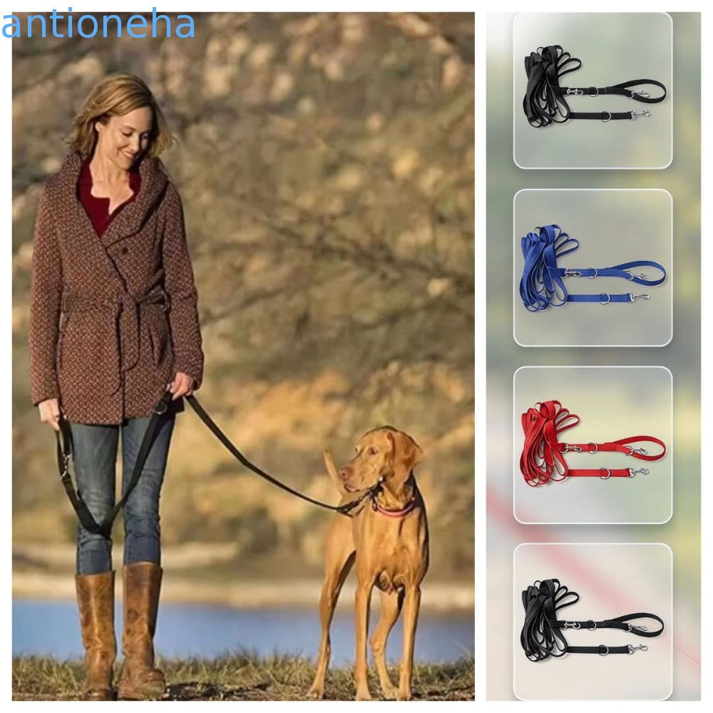 Trela Crossbody Para Cães ANTIONEHA , Corrente Ajustável 5/10 20M , Chumbo Super Longo E Durável Treinamento De Caminhad