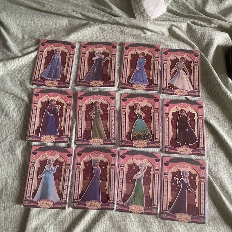 Z Zhuzhou Liying Trading Co., Ltd. Collection Card Club Frozen 599 Editado 12 folhas em um conjunto