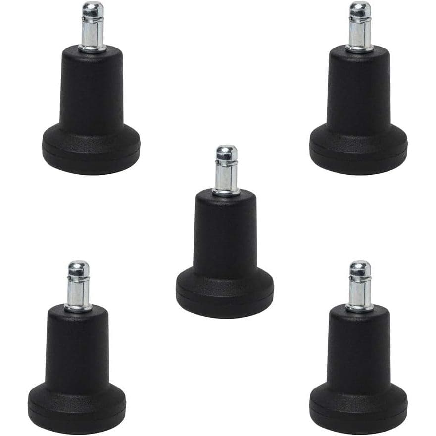 5PCS Bell Glides High Profile 2.5'' Glides for Carpet Replacement Office Chair or Stool Swivel Caster to Fixed Stationar
