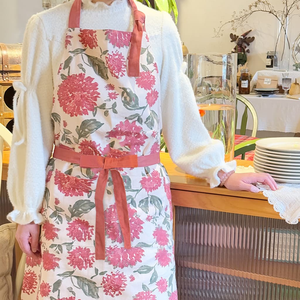 Avental Floral japonês à prova d'água, à prova de óleo, estilo jovem, alto valor, cozinha, macacão doméstico, cozinha, a