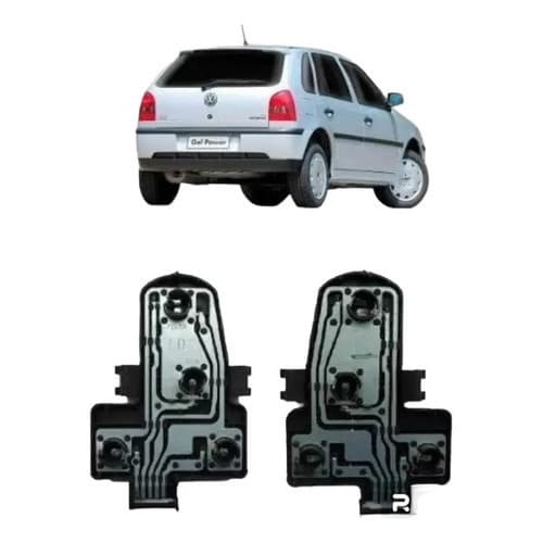 Par 2 Circuitos Soquete Lanterna Original Gol G3 1999 A 2005