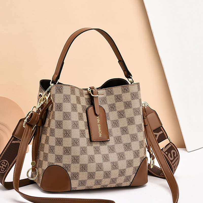 Bolsa 2026 novo estilo marca luz luxo bolsa feminina portátil ombro mensageiro saco High-End moda Mini pequeno balde sac