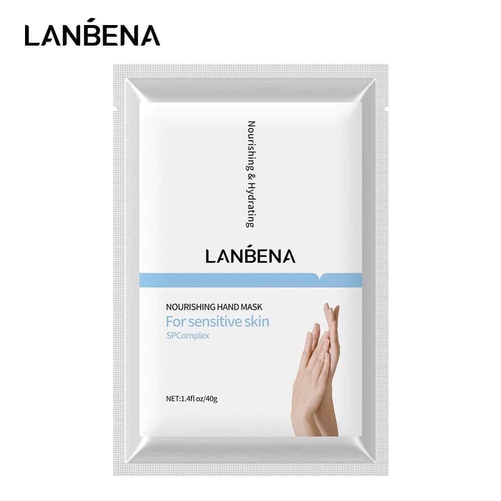 Máscara para os Pés com Vitamina C LANBENA, Remoção de Pele Morta, Cuidado dos Pés, Limpeza da Pele Morta, Hidratação e