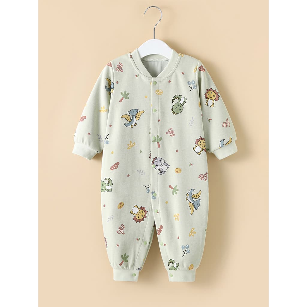 0-1 anos de idade bebê casa roupas de bebê primavera outono estilo manga comprida macacão bonito dos desenhos animados d