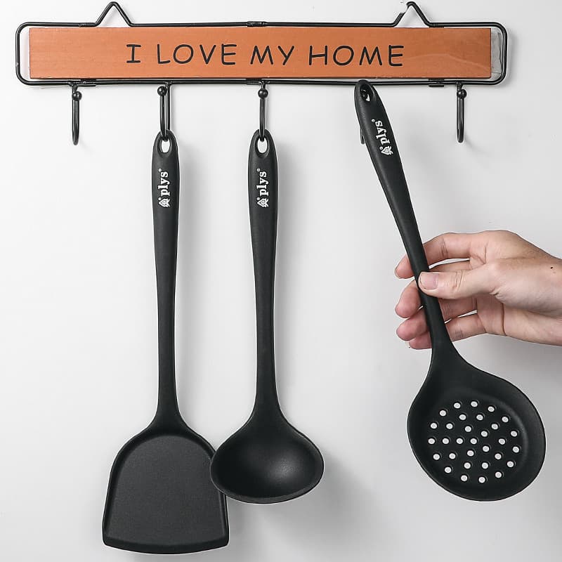 Casa resistente a altas temperaturas antiaderente Pan dedicado espátula de silicone Anti-escaldante cozinha cozinhar esp