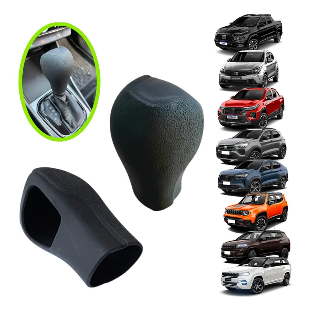 Capa Proteção Silicone Manopla Alavanca Câmbio Toro Strada Argo Pulse Renegade