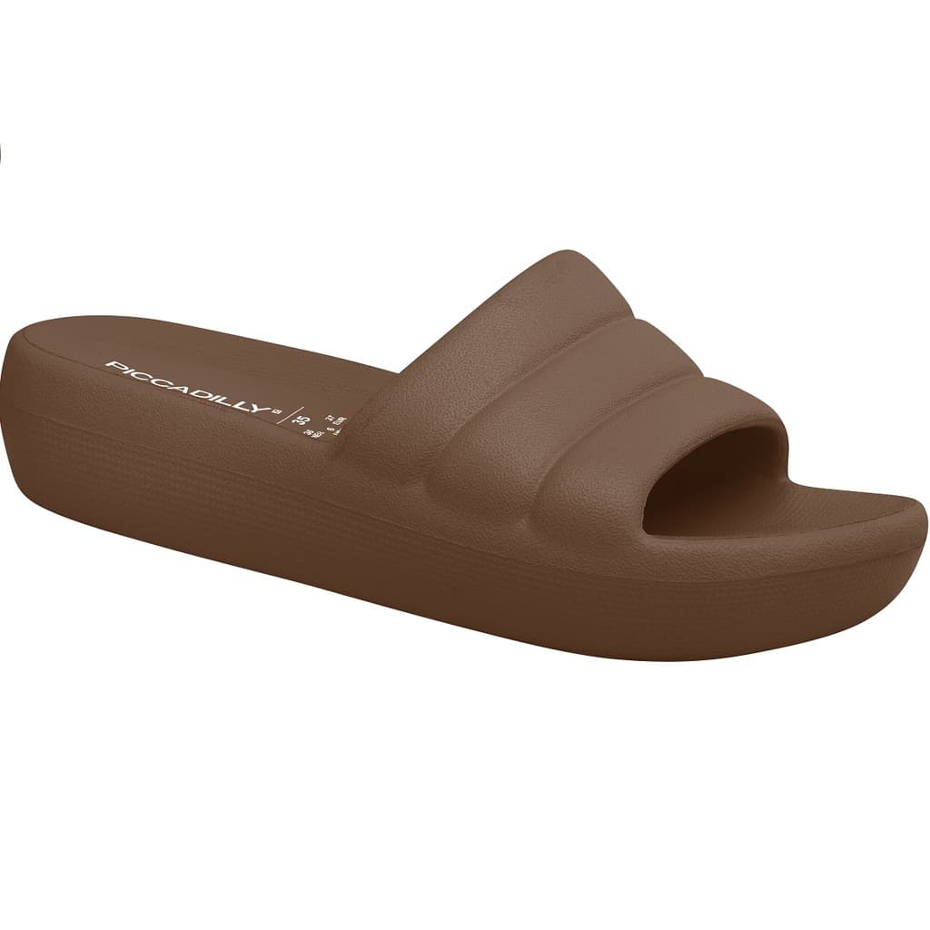 Chinelo Piccadilly Slide Super Leve  Marshmallow Nuvem