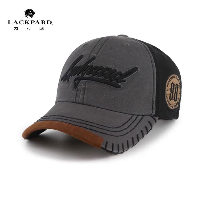 Chapéu Lackpard masculino boné de beisebol algodão carta macio topo pai chapéu confortável boné na moda pai chapéu