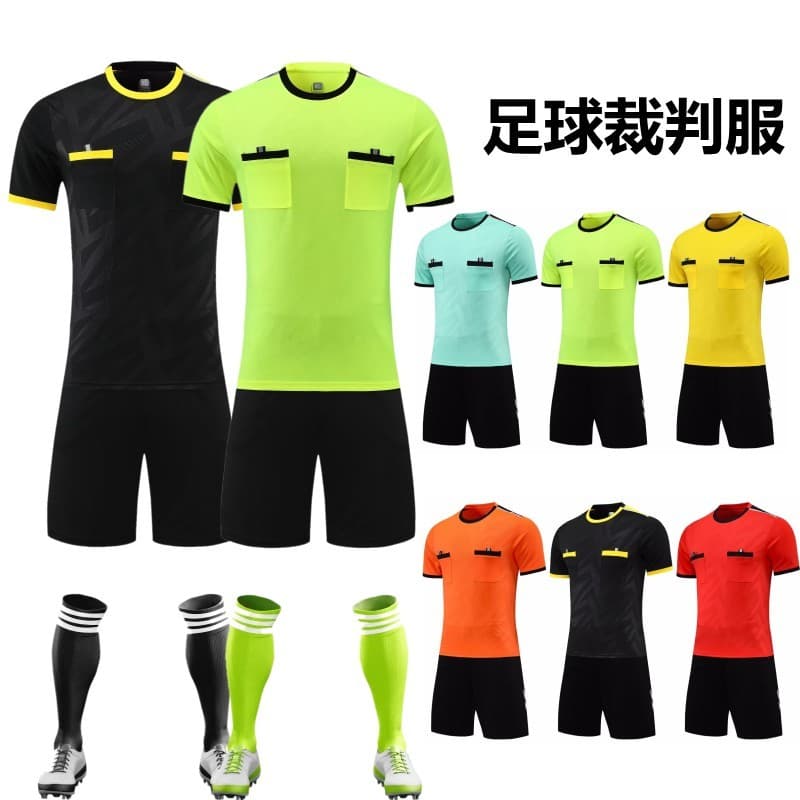 Uniforme de super árbitro britânico impresso emblema braçadeira uniforme de árbitro super uniforme de árbitro de futebol