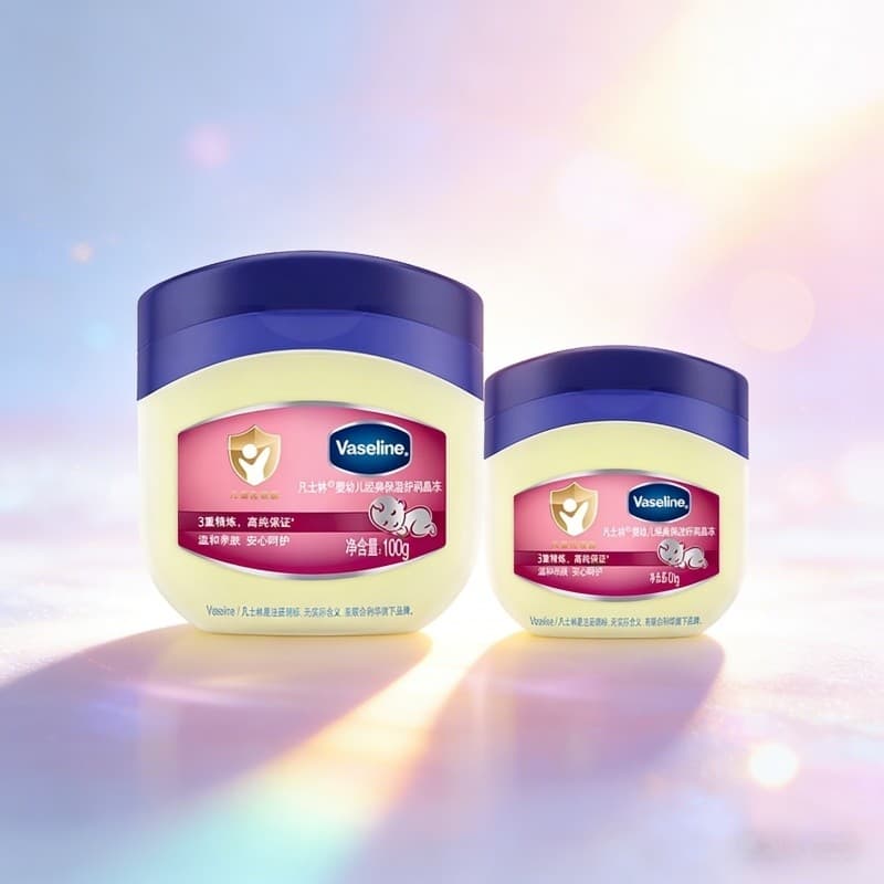 Vaselina/Vaseline Baby Crystal Jelly 100g Loção Corporal Loção Corporal Suave Calmante Hidratante 50g