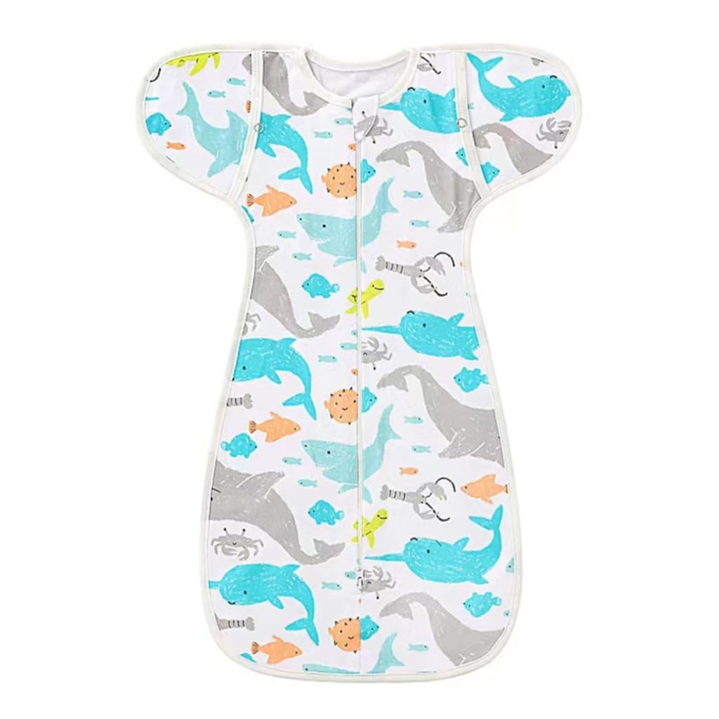 Europeu americano recém-nascido render estilo Swaddling saco de dormir do bebê Anti-choque primavera bicho da seda saco
