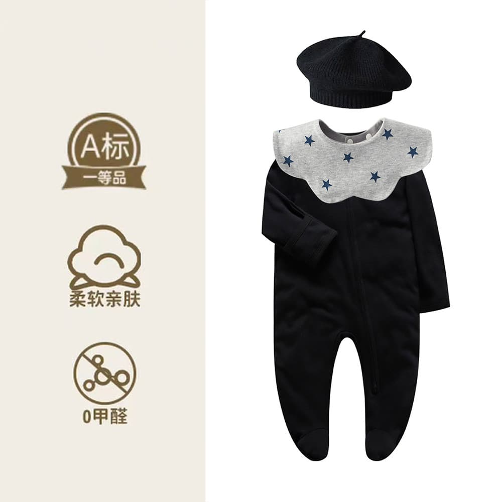 Macacão de bebê de manga comprida macacão com zíper pijamas foto do bebê macacão terno pijamas roupas infantis do bebê