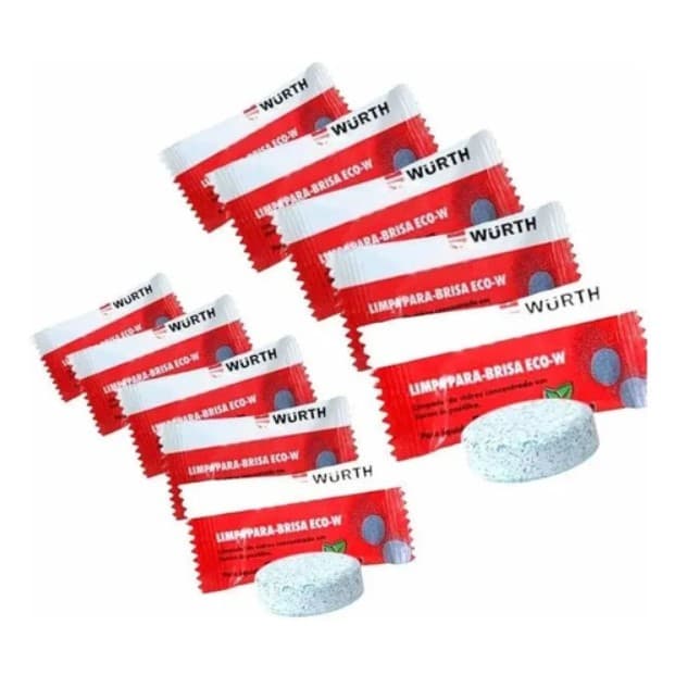 Kit 10 Pastilhas Limpa Para-brisa Eco-w