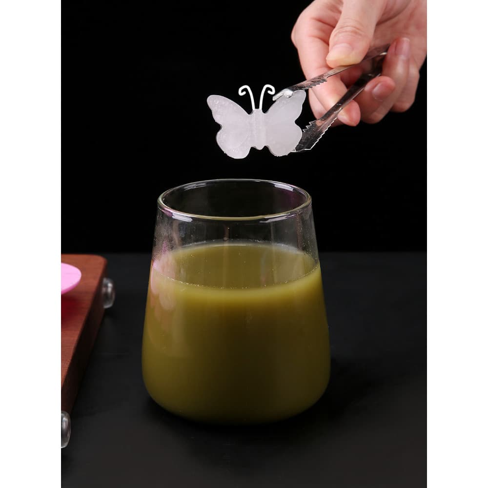 Forma de borboleta bandeja de gelo de Silicone macio casa dos desenhos animados comestível cubo de gelo molde gelo bebid