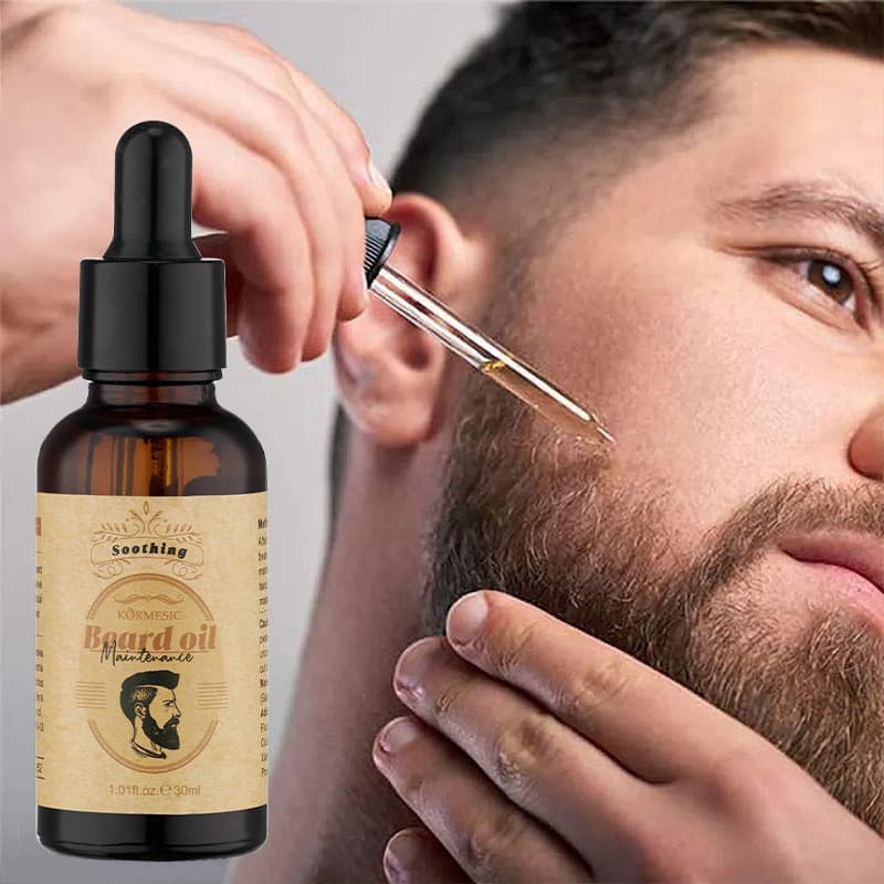 KORMESIC Todo Inglês Óleo de Barba Óleo de Ouvido Produtos de Cuidados com a Pele Masculino Suave Comércio Exterior Tran