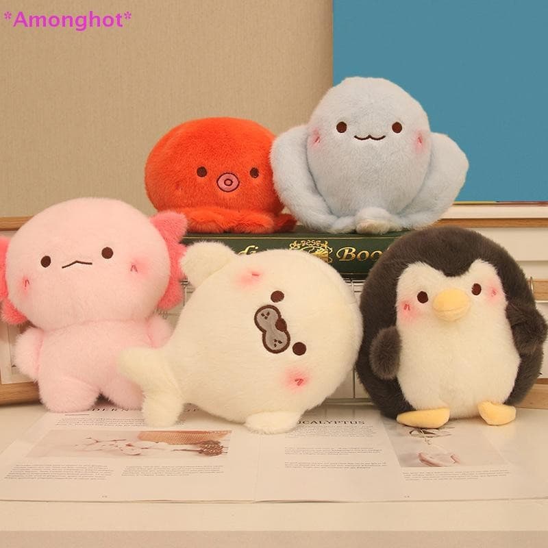 Entrehot > 1 Peça Polvo Hexagonal Dragonfish Diabo Peixe Selo Pinguim Dos Desenhos Animados Mar Oceano Animal Brinquedo