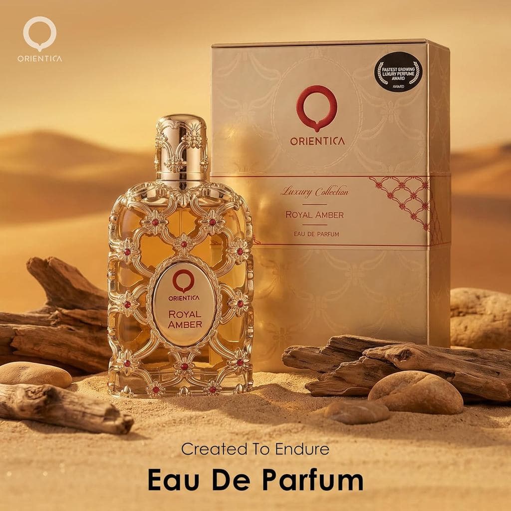 Perfume Árabe Royal Amber Orientica Edp Feminino Original 80ml