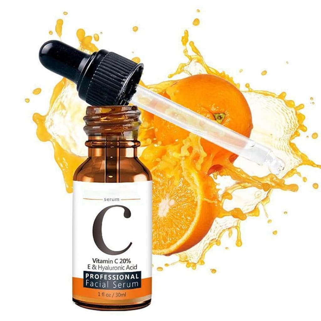 Sérum Facial de Vitamina C, Sérum 100% Puro de Vitamina C para Hidratação Facial, Firmamento e Uniformização do Tom da P