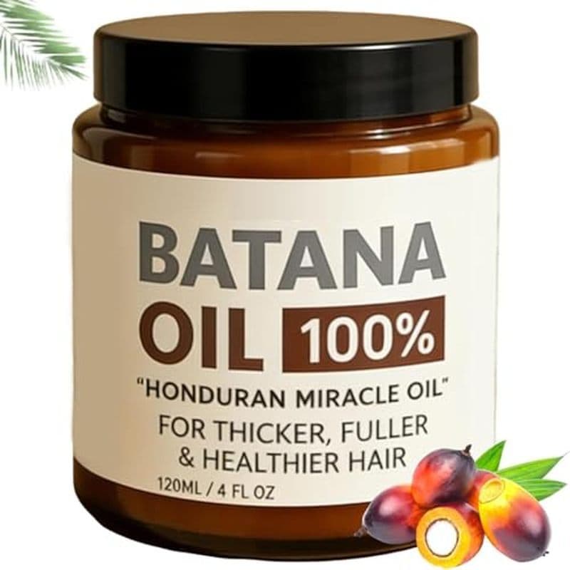 Óleo De Batana 100 % Natural Para Crescimento Capilar , Hidrata Ou Frizz , Melhora A Espessura , Pontas Duplas , 4 Fl Oz