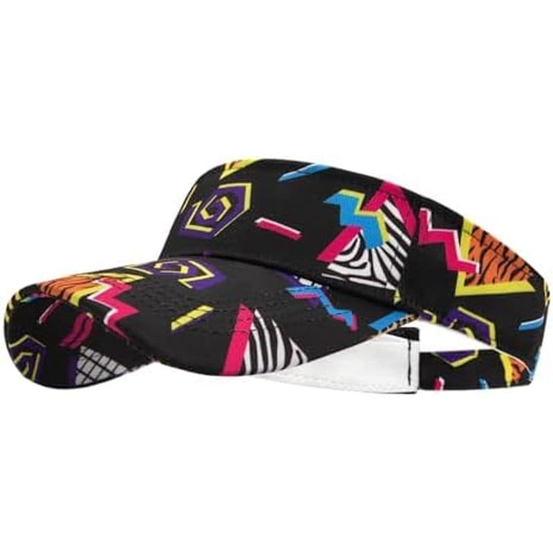 YAMEIZE Viseiras De Sol De Leopardo Para Mulheres E Homens-Cheetah Print Running Golf Tennis Chapéu Ajustável Com Rabo D