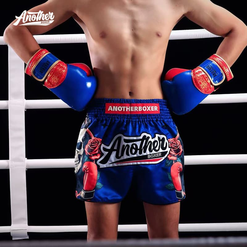 Caixa boxe treinamento shorts calças de boxe livre luta luta calças Muay Thai shorts