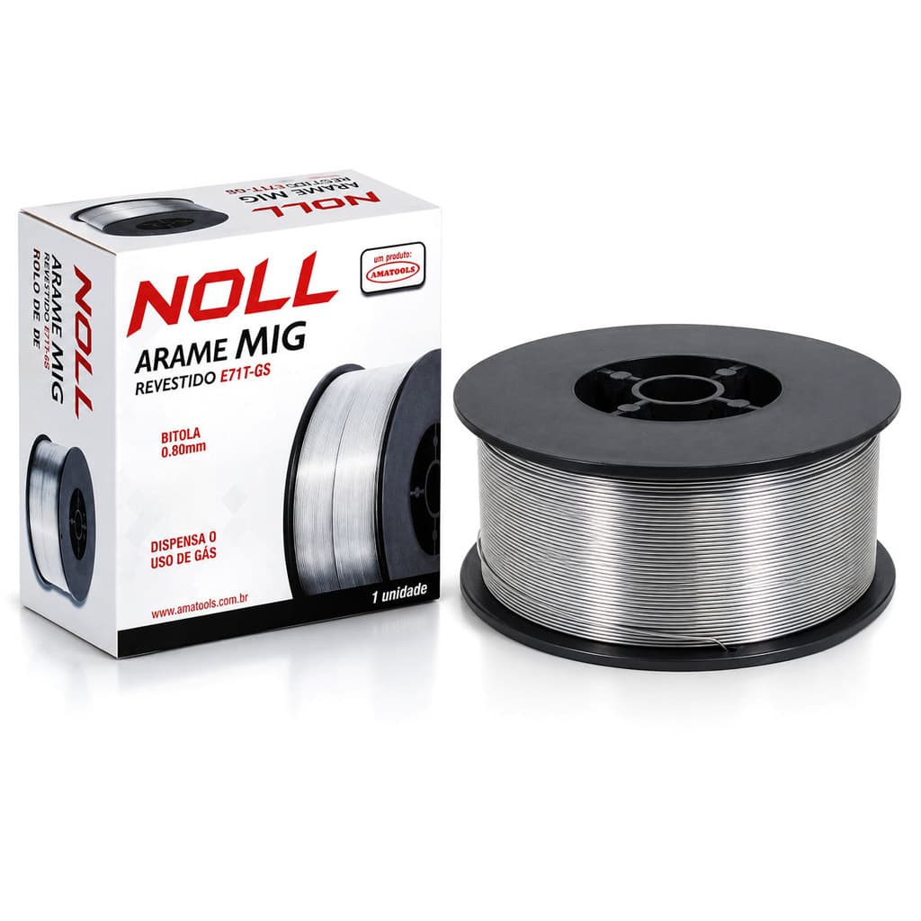 Arame de Solda Mig 0,8mm - 5kg (389,0002)  - Noll