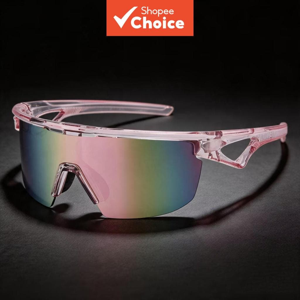 Óculos De Sol Unissex Com Proteção Uv400 Para Homens E Mulheres , Esportes Ao Ar Livre , Ciclismo , Lente De Peça Única