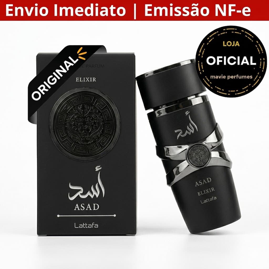 🔥Frete Grátis Perfume Árabe Asad Elixir importado - 100 ml 100%Original