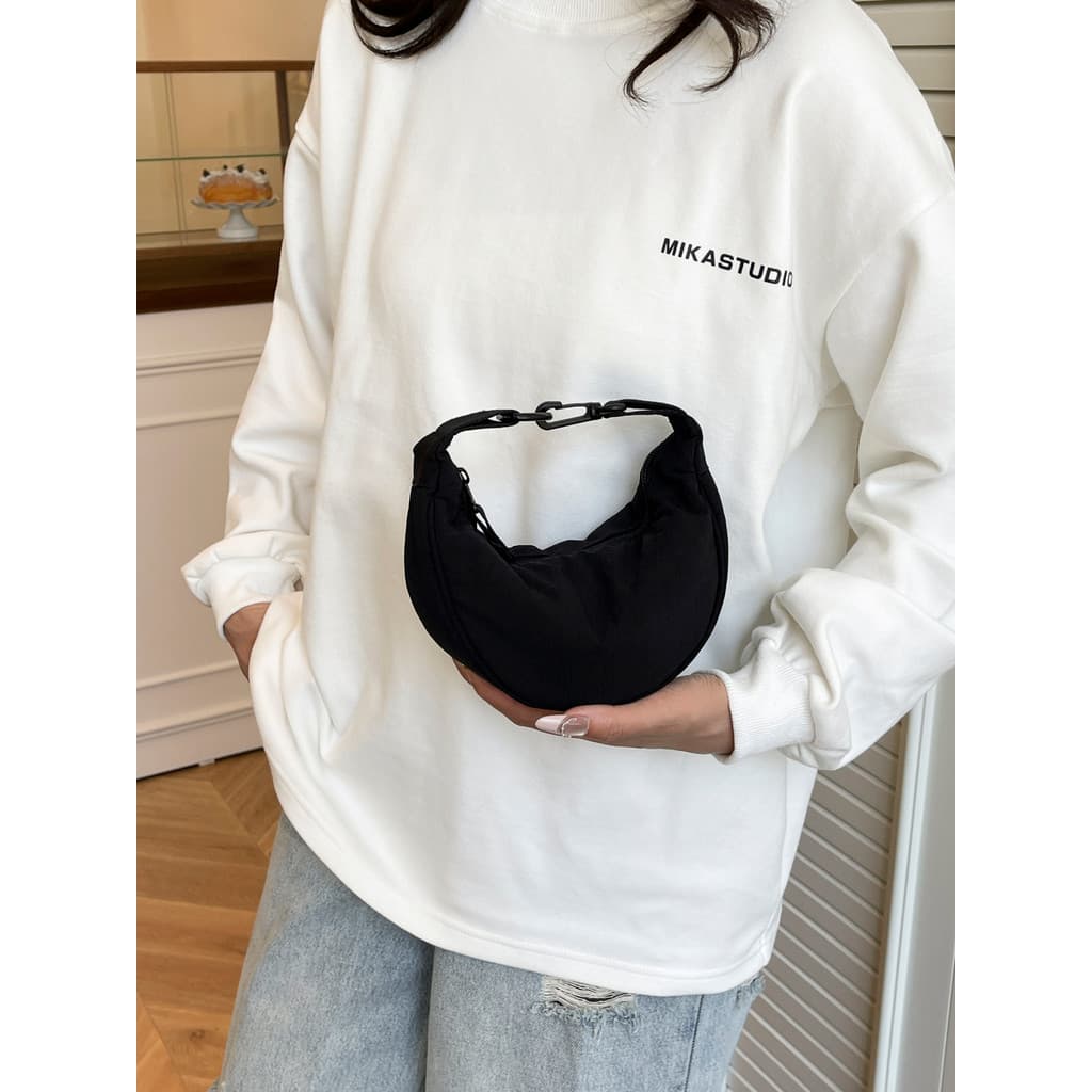 2026 novo estilo Cross-Border 26 primavera verão saco do mensageiro feminino na moda bolinho saco de náilon leve pequena