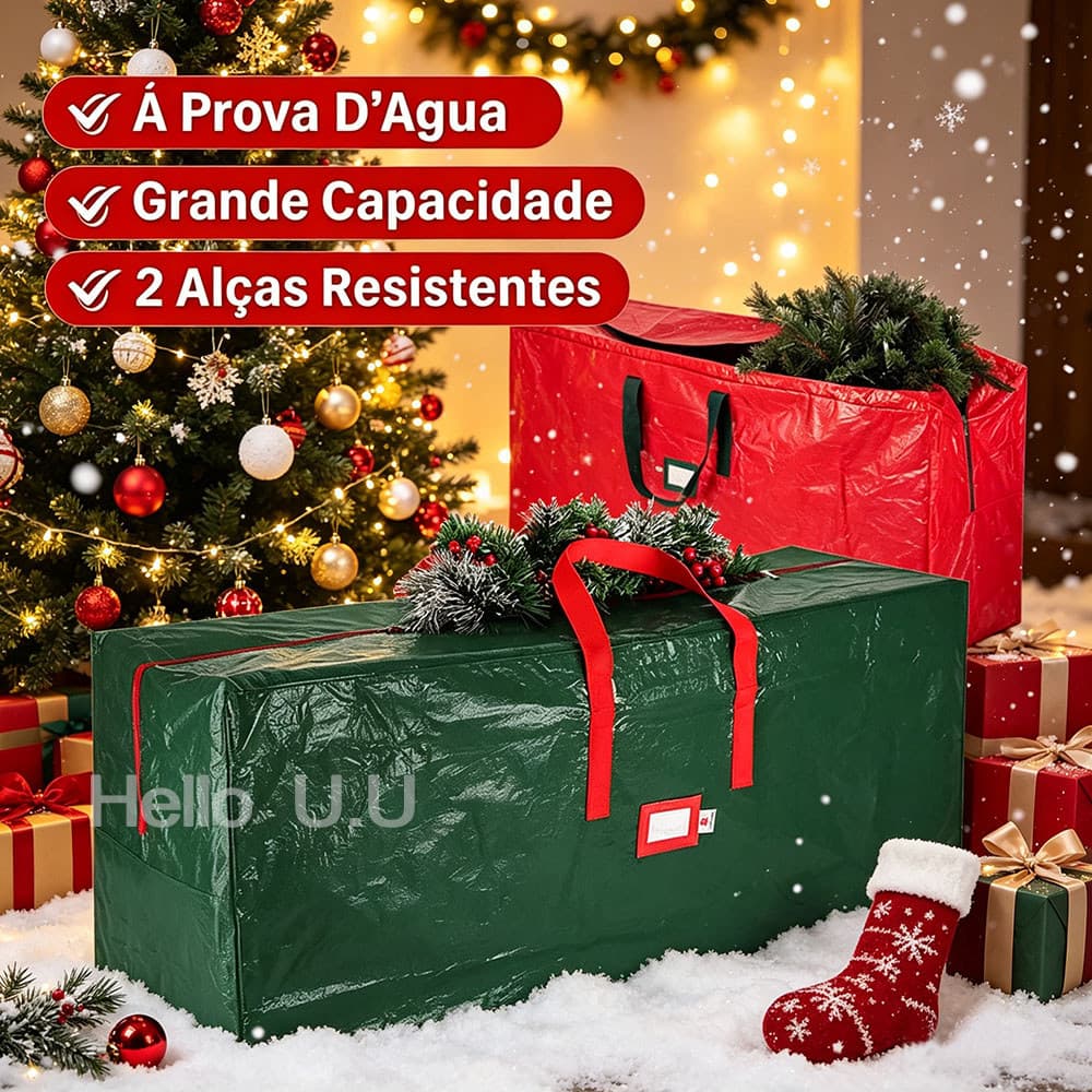 Grande Saco De Armazenamento À Prova D'água Para Árvore De Natal Para Armazenamento À Prova De Poeira Em Casa