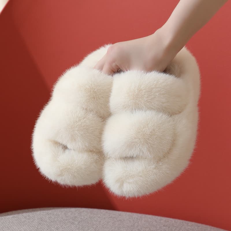 Crianças chinelos de algodão meninas novo estilo interior pelúcia casa antiderrapante meninos inverno pelúcia bebê ao ar