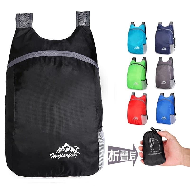Ao ar livre Ultra-leve portátil saco de pele dobrável mochila à prova dwaterproof água das mulheres dos homens esportes
