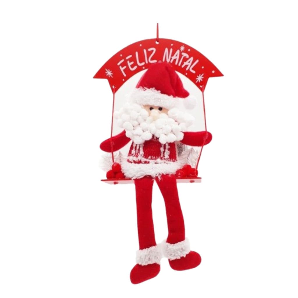 Enfeite de Natal Decoraçao de Porta Papai-Noel